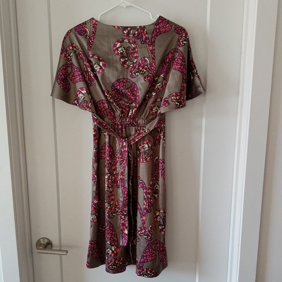 Satin colored dress S - Picture 2 of 6